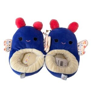Squishmallows Luya the Blue Moth Slippers Child Size 2/3-New with Tag